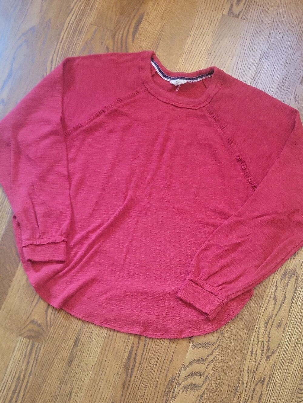 Pilcro Raglan Tops, Size Small - Picture 5 of 8
